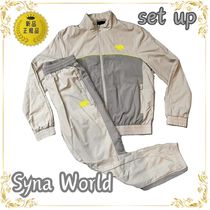 Syna World ロゴ トラックスーツ セット LIGHT GREY○送料無料○