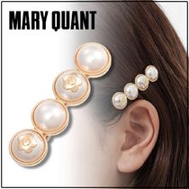 ギフト【MARY QUANT】可愛い 4パール ワニ ヘア クリップ