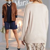 DT MaxMara ★ シルク混 透かし模様 セーター TRAU 2色