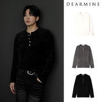 【DEARMINE】Luca Coleman Henley Neck Knit