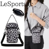 ■LeSportsac■MINI PHONE CROSSBODYニュートラルレオパード