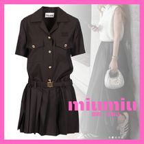 最新作☆【MIUMIU】ショートウールドレス