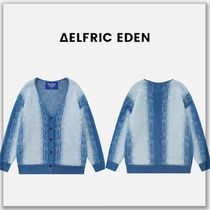 送関込【Aelfric Eden】カラーブロッキング Vネックカーディガン