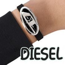 人気！【DIESEL】dz5612 D-Era ブラック レザー ウォッチ 腕時計