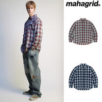 【mahagrid】25SS★ RAW CUT OMBRE SHIRT