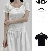 【mnem】Daisy Punching Lace Tee