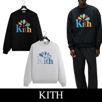 関税込【KITH】Serif Applique Nelson Crewneck