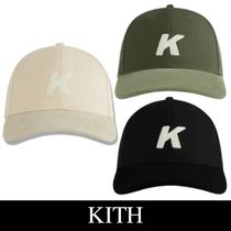 関税込【KITH】Crochet K Aaron Classic Cap With Suede Brim