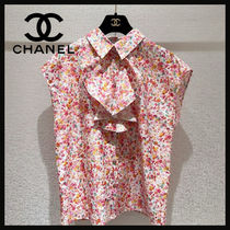 【花柄が可愛い♡】CHANEL　ブラウス