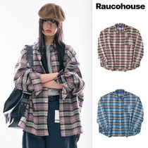 【Raucohouse】Norton casual daddy check shirt