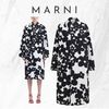 MARNI コート 【MARNI】関税・送料込★ブラック コットン ダスター コート