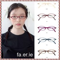 【fa.er.ie】color square light glasses