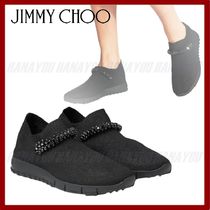 Jimmy Choo★Verona クリスタル ニット スニーカー ブラック