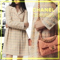 春らしく可愛い入学式も◎　CHANEL ジャケット ドレス ツイード