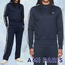 限定!!【AMI PARIS】 ネイビー スウェットシャツ