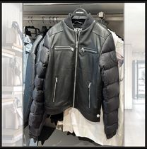 直営店☆DIESEL☆SALE! レザー＆ダウンスリーブ ジャケット