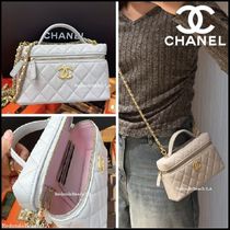 【中のピンクが可愛い】★CHANEL★バニティバッグ★25P限定