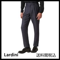 送料関税込★Lardini★リネンストレートパンツ