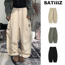 【SATIIIZ】Andy Cargo Balloon Pants