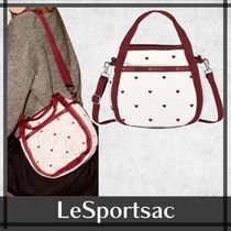 【LeSportsac】スモール ジェニ Berry Heart クロスボディバッグ