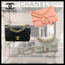 ダブルチェーンがエレガント☆CHANEL 25P ミニ フラップ バッグ