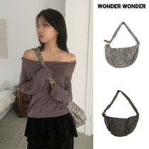 【WONDER WONDER】Lachen Leopard Shoulder Cross Bag