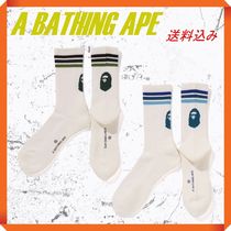 毎日履きたい☆【 A BATHING APE 】BAPE LINE ソックス