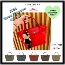 2025 春夏 最新色 Longchamp*Le Pliage Green*手提げ S