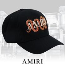 AMIRI アミリ ベースボールキャップ コットンキャンバス SNAKE