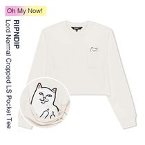 RIPNDIP クロップド ポケット Tシャツ