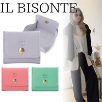 ■IL BISONTE■パステルカラースナップボタンコインパース