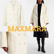 春色*MAXMARA*ウール＆カシミヤ Orma ミドル丈ジャケットコート