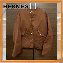 【高貴な装い美☆】HERMES 乗馬 ディテール ジャケット