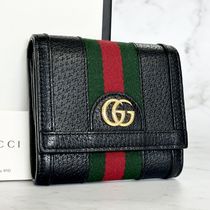 【GUCCI】二つ折り財布 オフィディア ダブルG ランクA