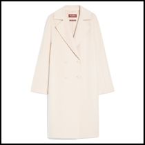 MAXMARA STUDIO ウール&カシミヤダブルブレスト コート LICENZA