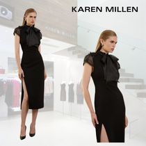 Karen Millen フロントスリット 美ライン ドレス Petiteサイズ