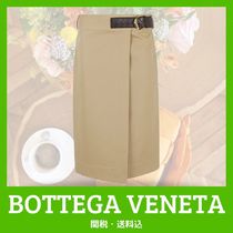 大人気☆【Bottega Veneta】コットン ミディ スカート