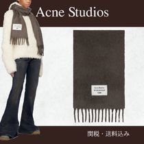 Acne Studios☆グレー フリンジ アルパカ マフラー
