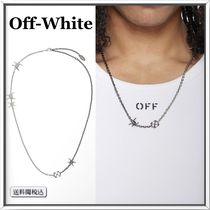 off-white Barbed Wire Motif ツートーン ネックレス 人気