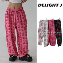 「DELIGHT J」I Love Lettering Jogger Pants ★3color