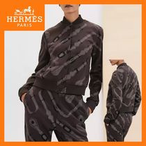 《スポーティ＆エルメスらしさ☆》HERMES バーシティ ジャケット