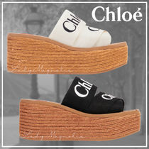 【Chloe】ウッディ ウェッジ エスパドリーユ ★ ヒール高75mm