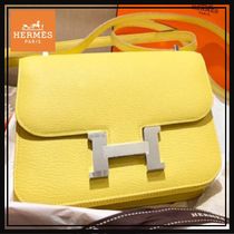 【春に似合う明るいイエロー♡】HERMES コンスタンスミニ