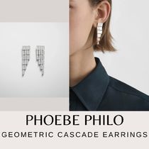 【PHOEBE PHILO】新作 GEOMETRIC CASCADE EARRINGS in silver