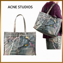 【Acne Studios】ロゴ コットンキャンバストートバッグ