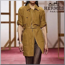 《形が変わる♪》HERMES 25SS シャツドレス&ベスト セット