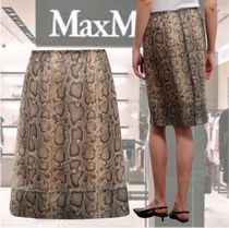 ★SPORTMAX★アウトレット★プリントオーガンジースカート♪♪