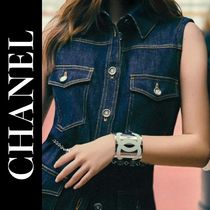 【25C/エッジが効いてる♪】CHANEL バングル