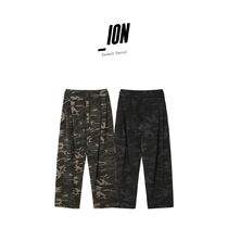 【IONSEOUL】Camouflage Tuck Sweat Pants (2color) 5JH501