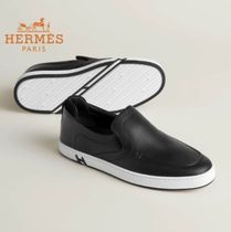 "シンプル上品"【HERMES】スリッポンスニーカー KIDDY★ブラック